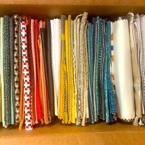 Bundle of fabric swatches